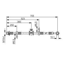 Stabdžių žarnelė BOSCH 1 987 476 754
