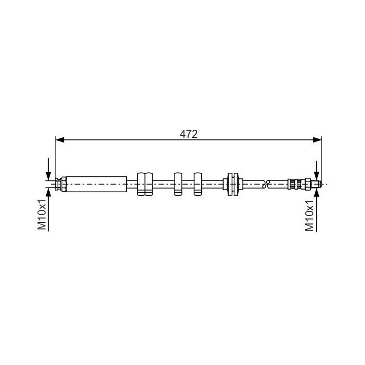 Stabdžių žarnelė BOSCH 1 987 476 769