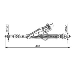 Stabdžių žarnelė BOSCH 1 987 476 816