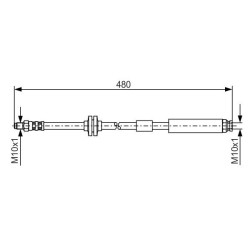Stabdžių žarnelė BOSCH 1 987 476 824