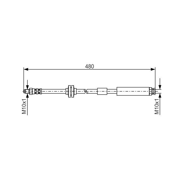 Stabdžių žarnelė BOSCH 1 987 476 824