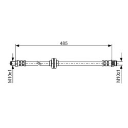 Stabdžių žarnelė BOSCH 1 987 476 827