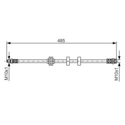 Stabdžių žarnelė BOSCH 1 987 476 860