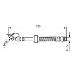 Stabdžių žarnelė BOSCH 1 987 476 906