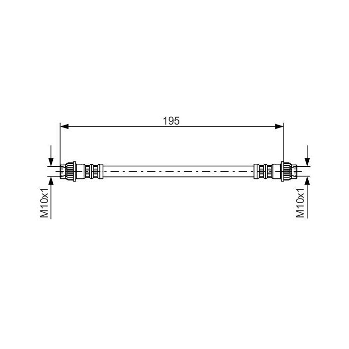 Stabdžių žarnelė BOSCH 1 987 476 956