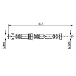 Stabdžių žarnelė BOSCH 1 987 476 971