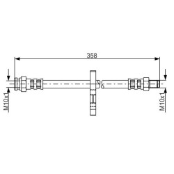 Stabdžių žarnelė BOSCH 1 987 481 019