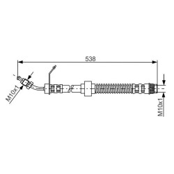 Stabdžių žarnelė BOSCH 1 987 481 151