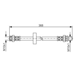 Stabdžių žarnelė BOSCH 1 987 481 180