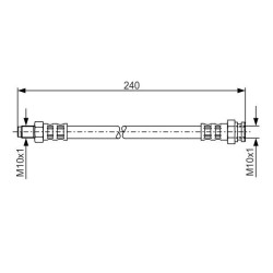 Stabdžių žarnelė BOSCH 1 987 481 220