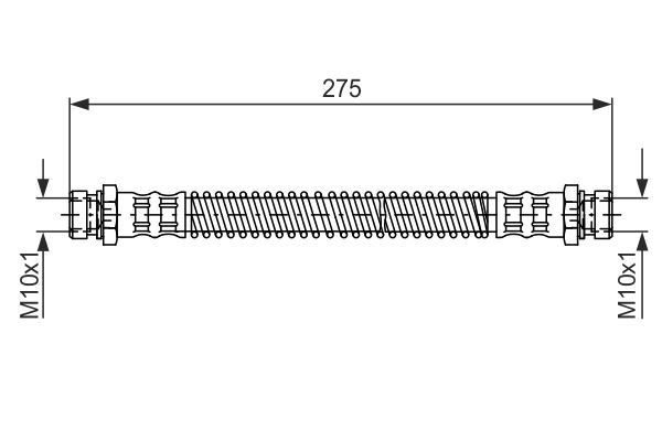 Stabdžių žarnelė BOSCH 1 987 481 276