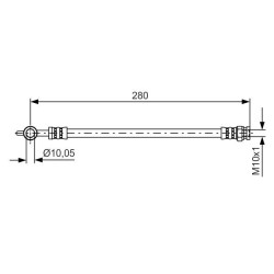 Stabdžių žarnelė BOSCH 1 987 481 444