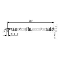 Stabdžių žarnelė BOSCH 1 987 481 445
