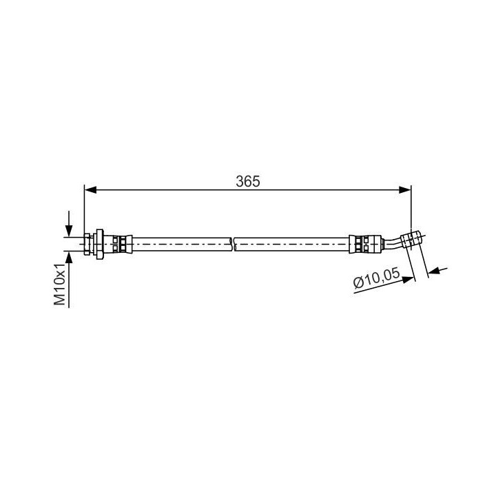 Stabdžių žarnelė BOSCH 1 987 481 499