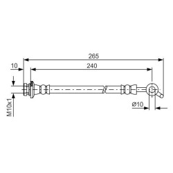 Stabdžių žarnelė BOSCH 1 987 481 571