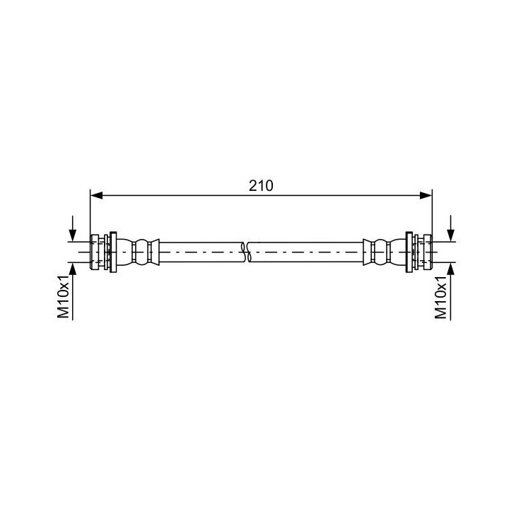Stabdžių žarnelė BOSCH 1 987 481 628