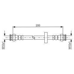 Stabdžių žarnelė BOSCH 1 987 481 670