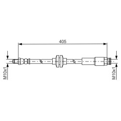 Stabdžių žarnelė BOSCH 1 987 481 671