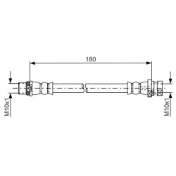 Stabdžių žarnelė BOSCH 1 987 481 682