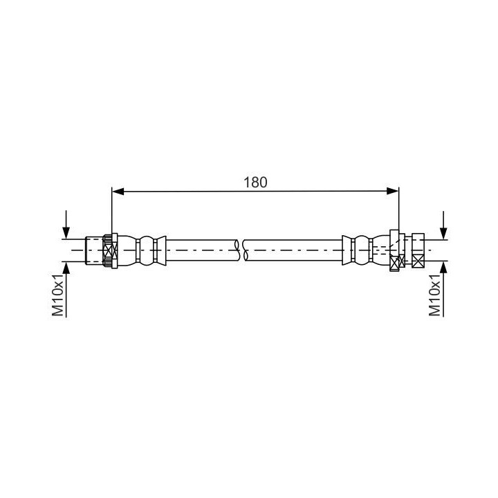 Stabdžių žarnelė BOSCH 1 987 481 682