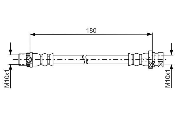 Stabdžių žarnelė BOSCH 1 987 481 682