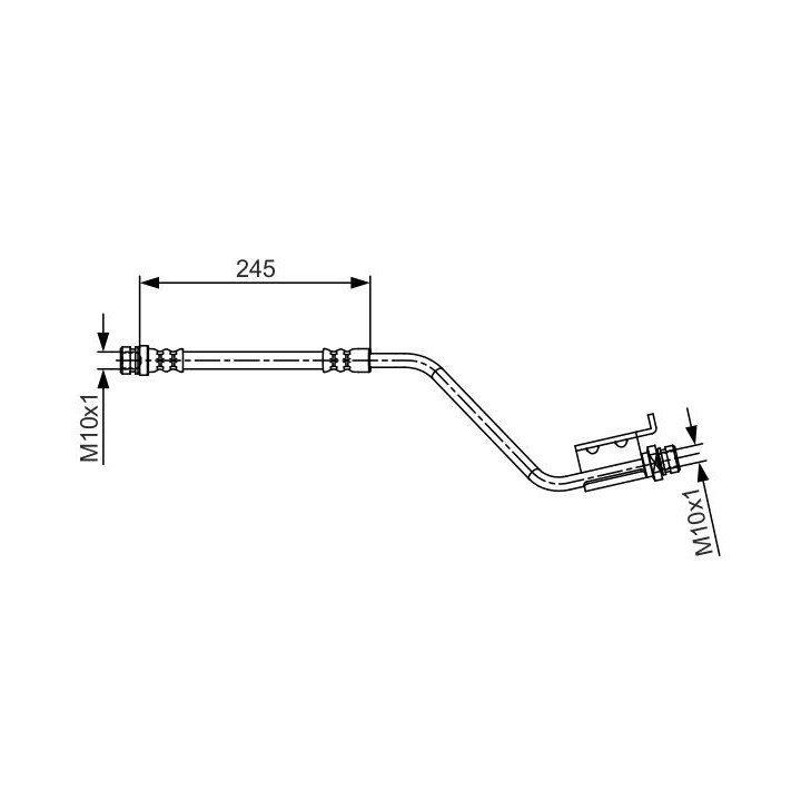 Stabdžių žarnelė BOSCH 1 987 481 717