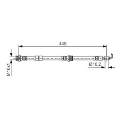 Stabdžių žarnelė BOSCH 1 987 481 722