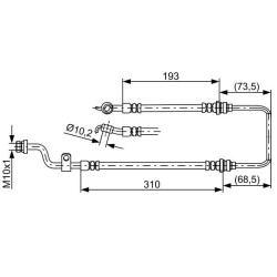Stabdžių žarnelė BOSCH 1 987 481 894