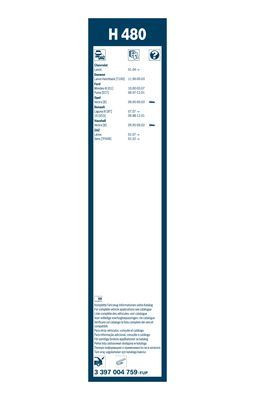 Valytuvai BOSCH 3 397 004 759