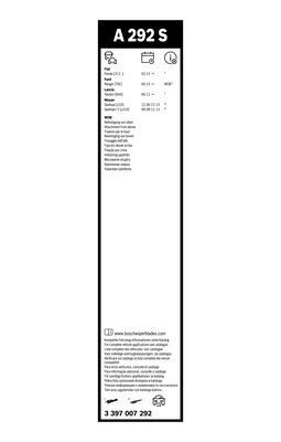 Valytuvai BOSCH 3 397 007 292