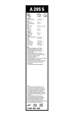 Valytuvai BOSCH 3 397 007 295