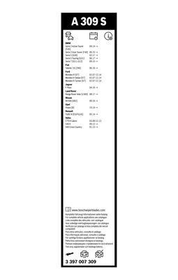 Valytuvai BOSCH 3 397 007 309