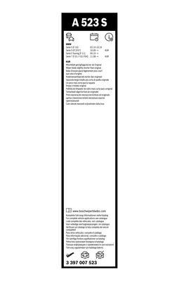 Valytuvai BOSCH 3 397 007 523