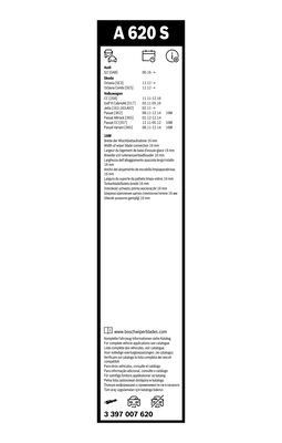 Valytuvai BOSCH 3 397 007 620