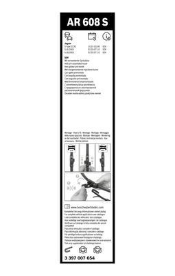 Valytuvai BOSCH 3 397 007 654