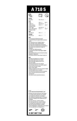 Valytuvai BOSCH 3 397 007 718