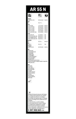 Valytuvai BOSCH 3 397 008 842