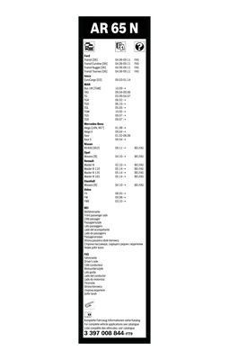 Valytuvai BOSCH 3 397 008 844