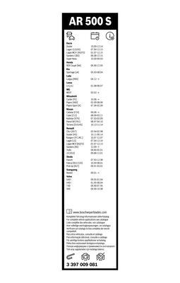 Valytuvai BOSCH 3 397 009 081