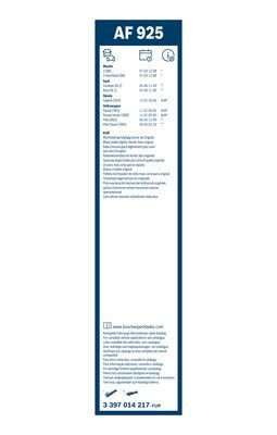 Valytuvai BOSCH 3 397 014 217