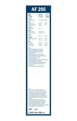 Valytuvai BOSCH 3 397 014 220