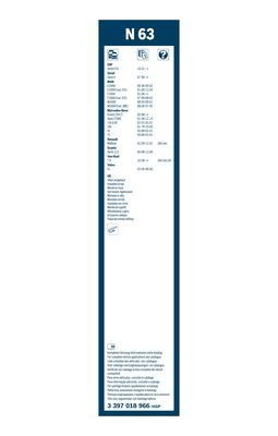 Valytuvai BOSCH 3 397 018 966