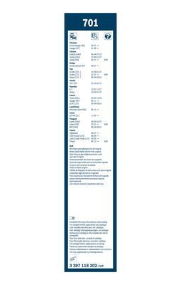 Valytuvai BOSCH 3 397 118 202