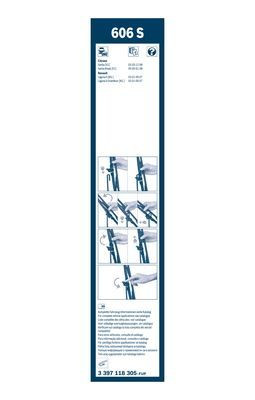 Valytuvai BOSCH 3 397 118 305