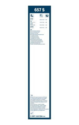 Valytuvai BOSCH 3 397 118 334