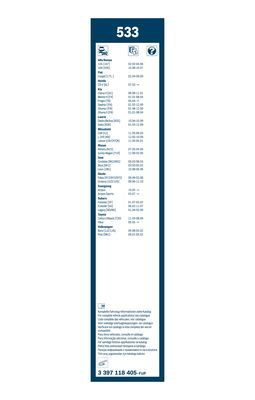 Valytuvai BOSCH 3 397 118 405