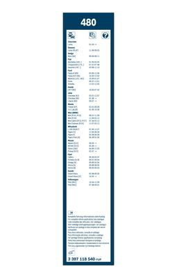 Valytuvai BOSCH 3 397 118 540