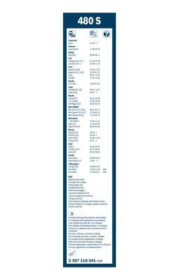 Valytuvai BOSCH 3 397 118 541