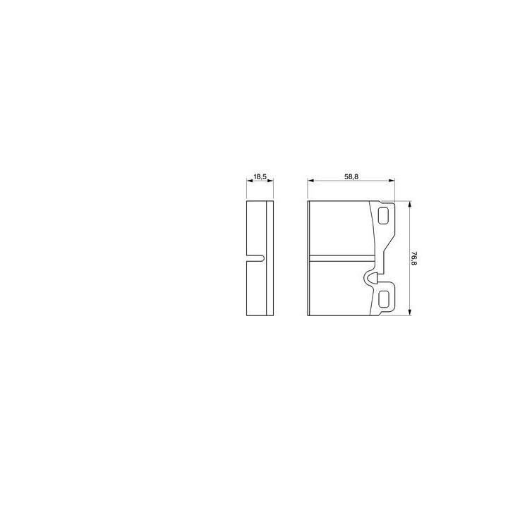 Stabdžių trinkelių rinkinys, diskinis stabdys BOSCH 0 986 424 062