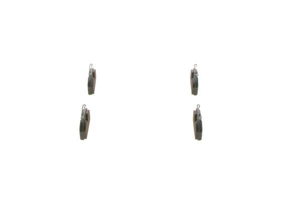 Stabdžių trinkelių rinkinys, diskinis stabdys BOSCH 0 986 424 275